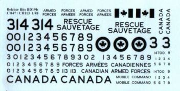 BED48019 CH-113 Labrador/Voyageur / CH-147 Chinook