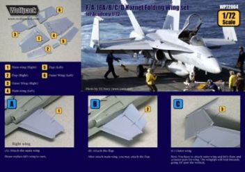 WP72004 F/A-18A/B/C/D Hornet Folding Wing Set