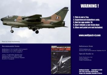 WP72014 A-7 Corsair II Flap Down Set