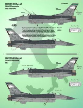 ABD48044 F-16CG/DG Block 40 Fighting Falcon