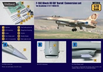 WP72016 F-16C Block 40 IDF Barak Conversion Set