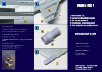 WP72016 F-16C Block 40 IDF Barak Conversion Set