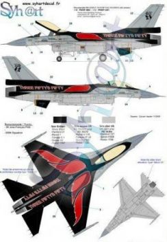 SY48057 F-16A Fighting Falcon Special Finish No. 350 Sqn