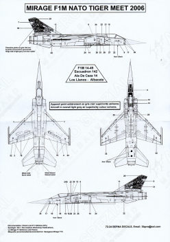 BD72024 Mirage F1M NATO Tiger Meet 2006