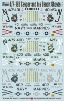 TB48210 F/A-18B Hornet VFA-125 Rough Raiders