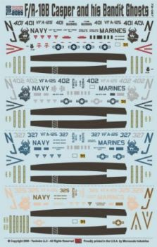 TB72087 F/A-18B Hornet VFA-125 Rough Raiders