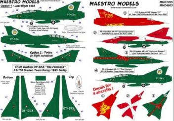 MMD4803 F/RF/TF-35 Draken Royal Danish Air Force