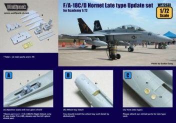 WP72035 F/A-18C/D Hornet Update Set for late versions