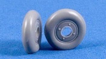 MST3207 A6M Zero Weighted Main Wheels (smooth)