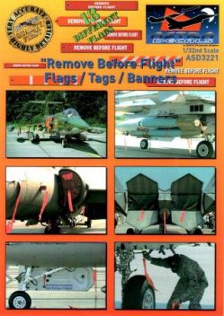 ASD3221 Remove before Flight Tags