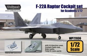 WP72036 F-22A Raptor Cockpit Set