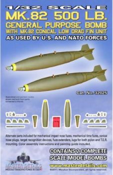 MD3225 Mk.82 500 lb. General Purpose Bomb