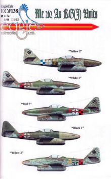 ECD72138 Me 262 A-1a KG(J) 6, KG(J) 54