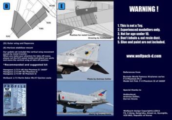 WP72038 F-4EJ Kai Phantom II Flaps and Slats