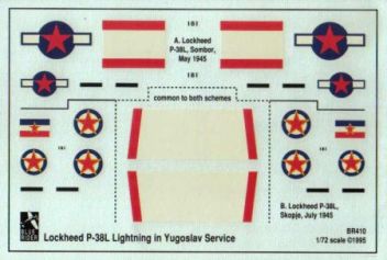 BR7410 P-38L Lightning