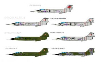 BED72007 CF-104 Starfighter