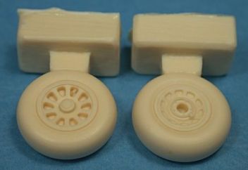UC48135 P-51 Mustang Weighted Wheels Smooth Style
