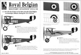 BR4513 Belgische Luftwaffe 1914-18