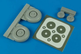 AI32048 Ju 87G R�der mit abgeflachten Reifen