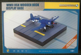 SW48015 Wooden Aircraft Carrier Deck Display Base, US Navy WW II