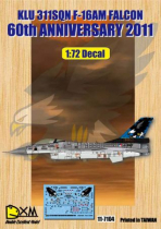 DXM7204 F-16AM Fighting Falcon KLu 60 years 311 Sqn