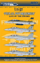 FTD48061 F/A-18F Super Hornet VFA-32 Swordsmen
