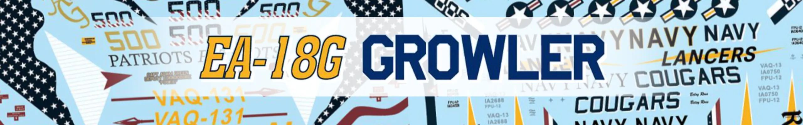 DXM DECALS | EA-18G Growler CAG Birds