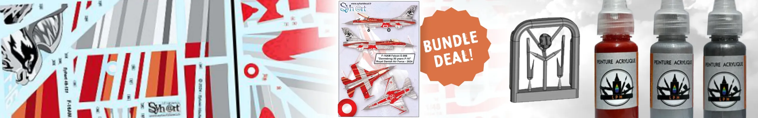 SYHART DECAL | F-16AM Block 20 Fighting Falcon Dannebrog 2.0