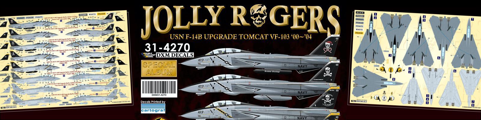 DXM | F-14B Upgrade Tomcat VF-103 Jolly Rogers