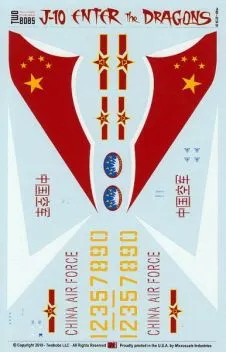TB48233 Chengdu J-10 Vigorous Dragon 81st Aerobatics Team