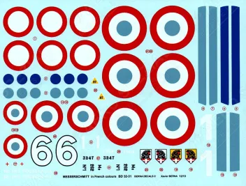 BD32031 Bf 109 E & Me 262