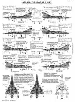 BD48101 Mirage IIIR & Mirage IIIRD