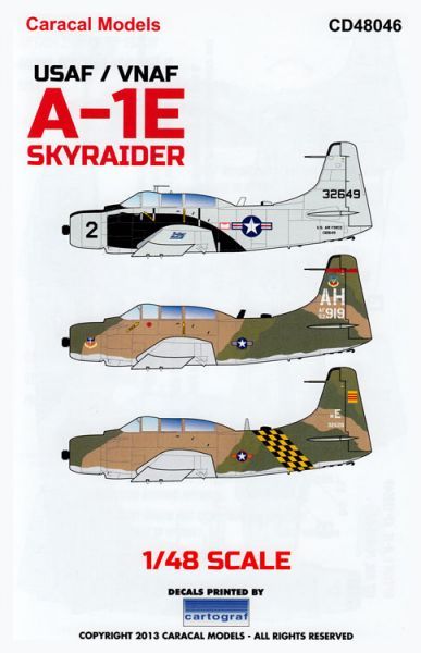CD48046 A-1E Skyraider U.S. Air Force & Vietnam Air Force