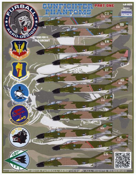 FBD48029 F-4C/D Phantom II 35th & 366th TFW Da Nang AB Vietnam, Part 1