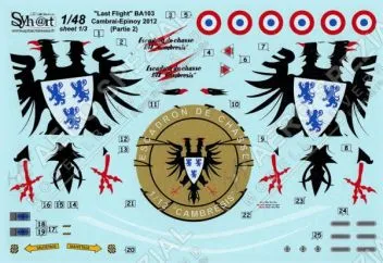 SY48073 Mirage 2000C Special Finish Disbandment EC 1/12 Cambresis