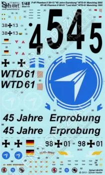 SY48076 F-4F Phantom II & RF-4E Phantom II Special Schemes WTD 61