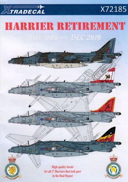 XD72185 Harrier-Ausmusterung November 1960-Dezember 2010