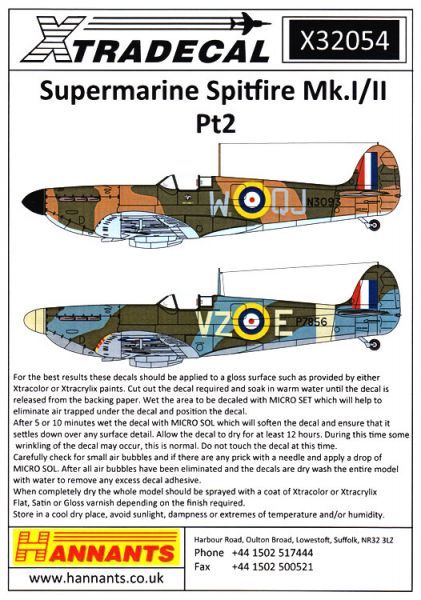 XD32054 Spitfire Mk.Ia/IIa