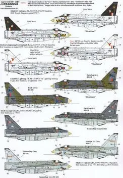 XD48099 Lightning F.6 Royal Air Force