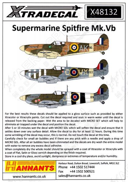 XD48132 Spitfire Mk.Vb/Vc