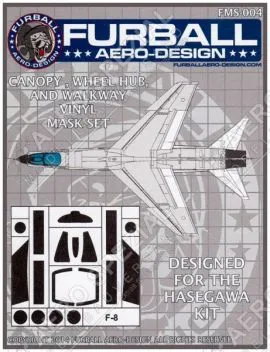 FMS4804 F-8 Crusader Maskierfolie
