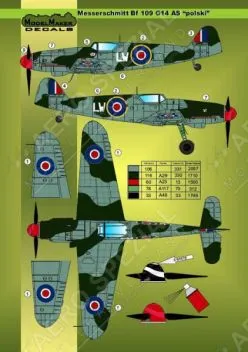 MOD32022 Bf 109 E/F/G Royal Air Force