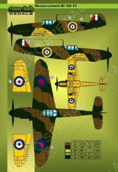 MOD32022 Bf 109 E/F/G Royal Air Force