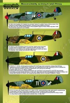 MOD32022 Bf 109 E/F/G Royal Air Force