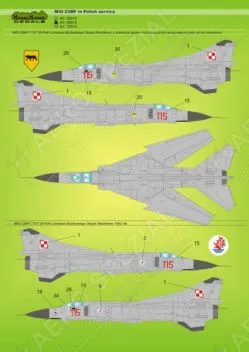MOD48013 MiG-23MF Flogger-B polnische Luftwaffe