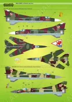MOD48013 MiG-23MF Flogger-B polnische Luftwaffe