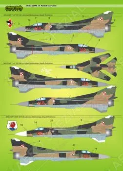 MOD48013 MiG-23MF Flogger-B polnische Luftwaffe