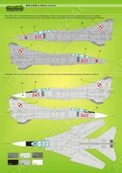 MOD48014 MiG-23UB Flogger-C polnische Luftwaffe