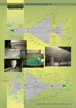 MOD48020 MiG-21bis/M/MF/PFM/UM Stencils polnische Luftwaffe