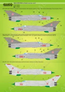 MOD32012 MiG-21PF/PFM Fishbed polnische Luftwaffe